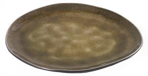 Serax Pure oval plate medium green