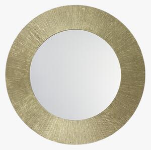 Madden Brass Metal Framed Mirror, Small