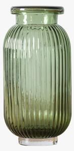 Acel Green Glass Vase, Small