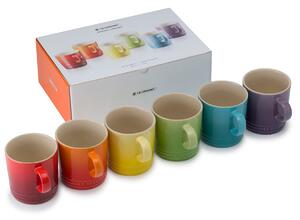 Le Creuset Le Creuset gift set mug 35 cl 6-pack Rainbow