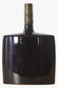 Lilliane Black Flask Vase