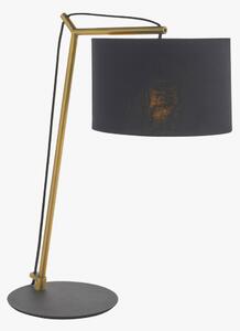 Antonios Brass Table Lamp with Black Shade