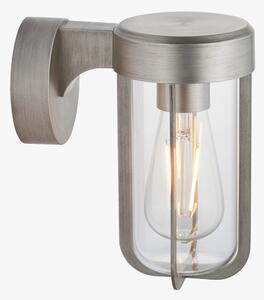 Wyatt Industrial Wall Lamp in Brushed Silver