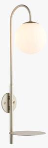 Harriet Champagne Wall Light with Table