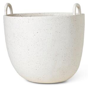 Ferm LIVING Speckle flower pot Ø30 cm off white