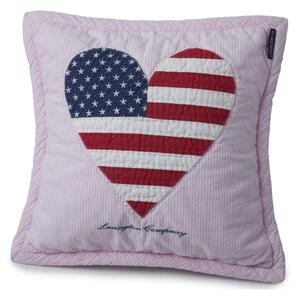 Lexington Icons Baby Quilted cushion cover heart 40x40 cm pink