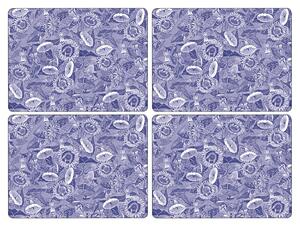 Spode Blue Room Sunflower placemats 30x40 cm 4-pack blue-white