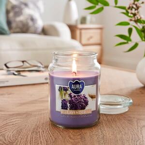 Lavender Jar Candle Purple
