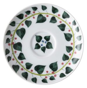 Rosenthal Magic Garden Foliage espresso saucer 12 cm white-green