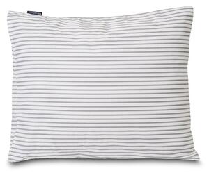Lexington Lexington Striped pillowcase tencel 50x60 cm white-steel blue