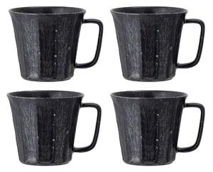Bloomingville Yoko mug 32 cl 4-pack black