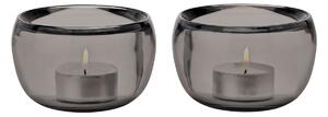 Stelton Ora lantern 2-pack smoke