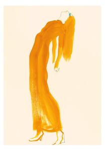 Paper Collective The Saffron Dress poster 30x40 cm