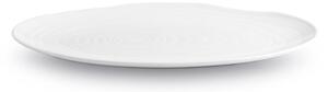 Pillivuyt Boulogne plate oval 11.5x18 cm white