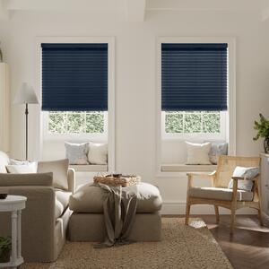 Navy Bamboo 50mm Slats Venetian Blind Navy (Blue)