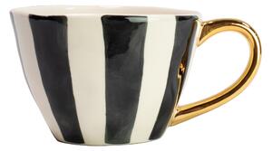 Olsson & Jensen Doris cup black and white-gold