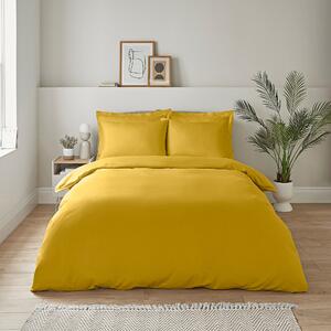 Super Soft Yellow Duvet Cover & Pillowcase Set Yellow