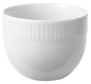 Aida Relief sugar bowl white