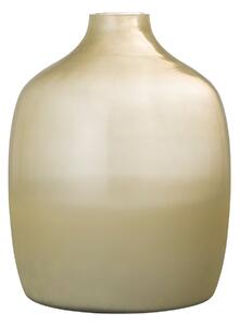 Bloomingville Idima glass vase 30 cm yellow