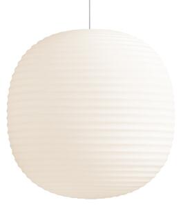 New Works Lantern pendant lamp large Frosted white opal glass