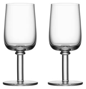 Kosta Boda Viva glass on foot 25 cl 2-pack Clear