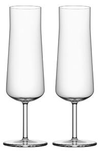 Orrefors Informal champagne glass 22 cl 2-pack Clear