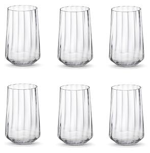 Georg Jensen Bernadotte drinking glass high 38 cl 6-pack crystalline