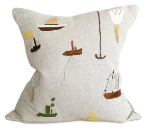 Fine Little Day Sail With Me cushion cover 48x48 cm grey