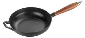 STAUB Vintage frying pan with wooden handle Ø24 cm Black
