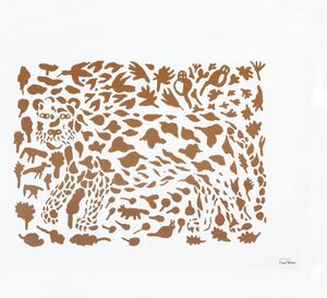 Iittala Oiva Toikka Cheetah poster brown 50x70 cm