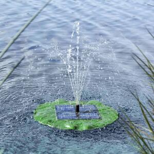 HI Solar Floating Fountain Pump Lotus Leaf