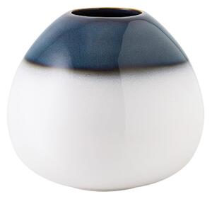 Villeroy & Boch Lave Home egg-shaped vase 13 cm Blue-white