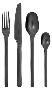 Villeroy & Boch Manufacture Rock cutlery 16 pieces Black