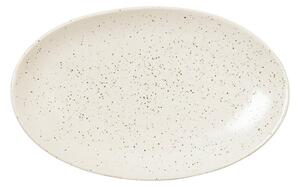 Broste Copenhagen Nordic Vanilla saucer oval 22 cm Cream with grains