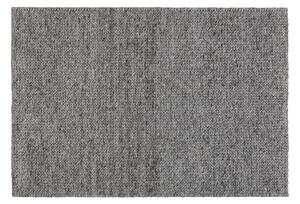 Scandi Living Braided wool carpet dark grey 200x300 cm