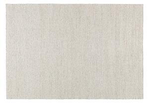 Scandi Living Braided wool carpet natural white 200x300 cm