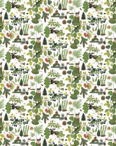 Arvidssons Textil Skogsliv fabric Green