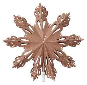 Broste Copenhagen Christmas star tree topper Ø30 cm Indian tan