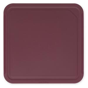Brabantia TASTY+ cutting board medium 25x25 cm Aubergine red