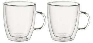 Dorre Kirk coffee cup double walled 24 cl 2-pack Glass