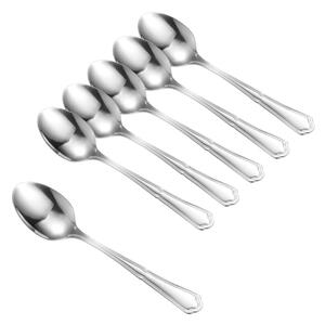 Dorre New England dessert spoon 6-pack Stainless steel