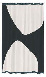 Mette Ditmer Rock shower curtain 150x200 cm Black