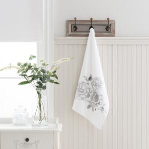 Holly Willoughby Tamsin Printed Hand Towel white