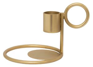 URBAN NATURE CULTURE Double Ring candle sticks Ø9 cm Gold