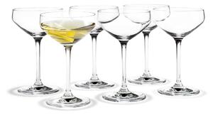 Holmegaard Perfection martini Glass 29 cl 6 pack Clear