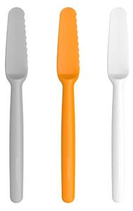 Fiskars Functional Form butter knife 3-pack grey-orange-white