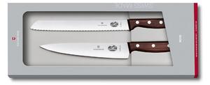 Victorinox Wood knife set bread knife & knife Stainless steel-maple