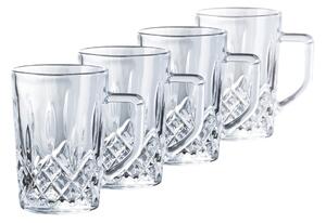 Aida Harvey coffee glass with handle 27,5 cl 4-pack Clear