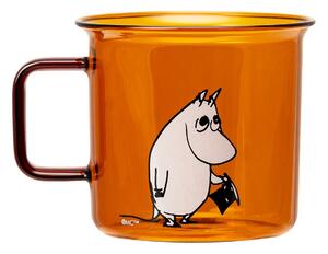 Muurla Moomin pappa glass mug 35 cl Amber