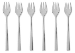 Gense Fuga cake fork 6-pack Stainless steel